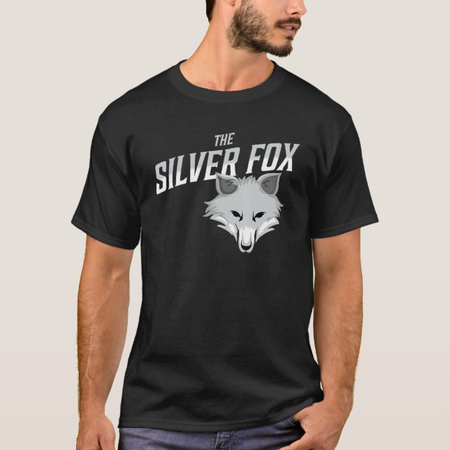Camiseta O presente de feriado da Raposa Prateada (Frente)