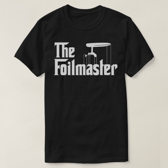 Camiseta O Presente De Surfe Do Foilmaster Funny Efoil Foil (Frente do Design)