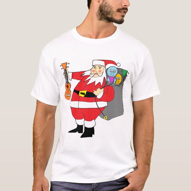 Camiseta O presente do papai noel (Frente)