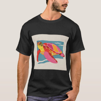 Camiseta O presente do Patchworkurtle