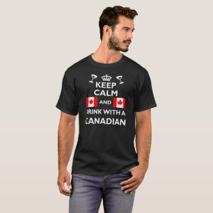 Camiseta O presente engraçado de Canadá mantem a bebida