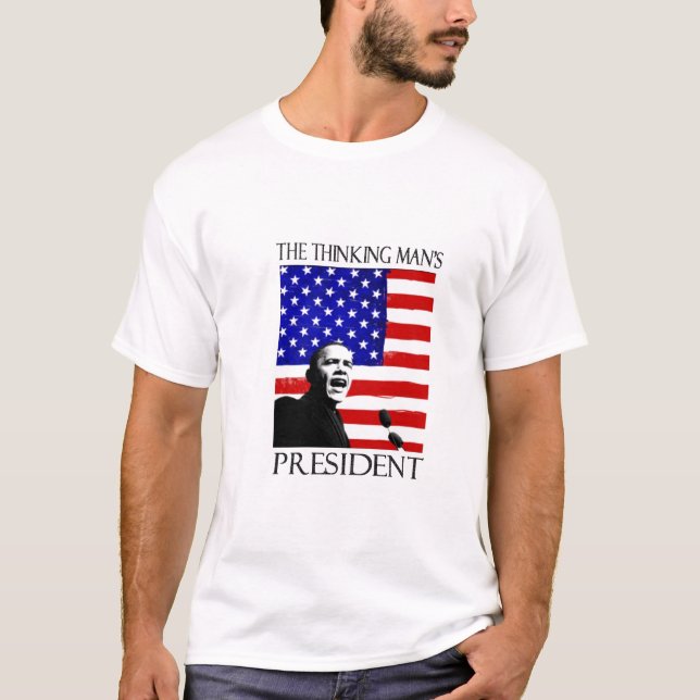 CAMISETA O PRESIDENTE DO HOMEM DE PENSAMENTO (Frente)