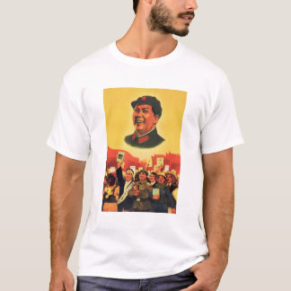 Camiseta O Presidente Mao É O Sol Vermelho No Meu Coração C