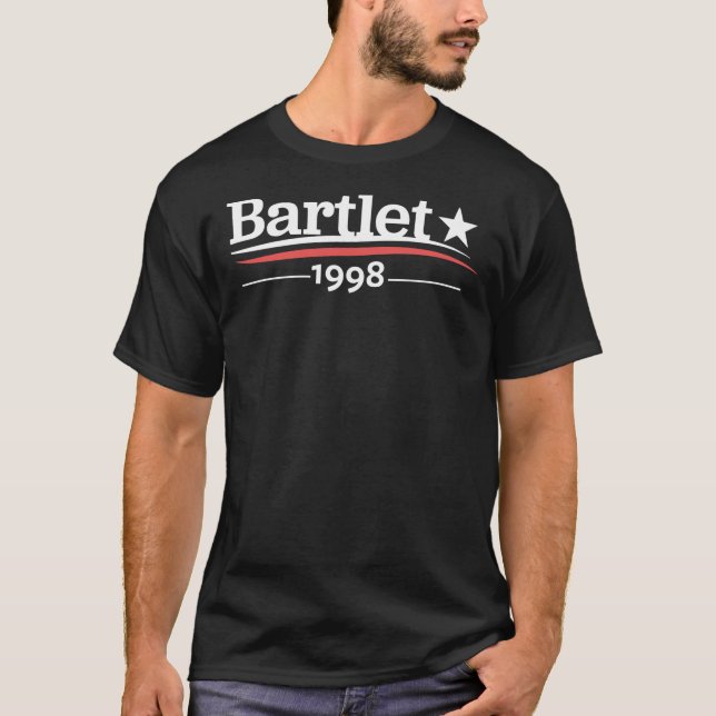 Camiseta O Presidente OCIDENTAL BARTLET 1998 Casa Branca Es (Frente)