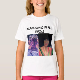 Camiseta O PRETO VEM em TODO O T das MÁSCARAS