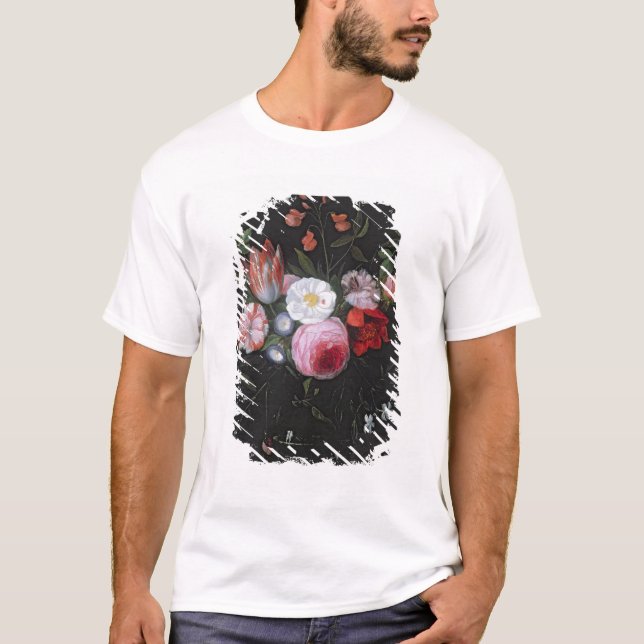Camiseta O primavera floresce em um vaso de vidro, século (Frente)