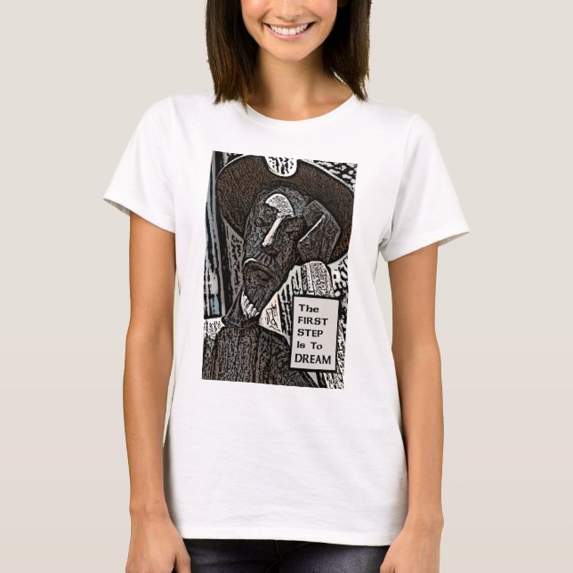 Camiseta O primeiro passo (Frente)