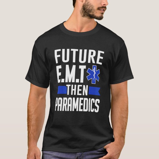Camiseta O Primeiro Respondente Futuro E M T Depois Os Parâ (Frente)