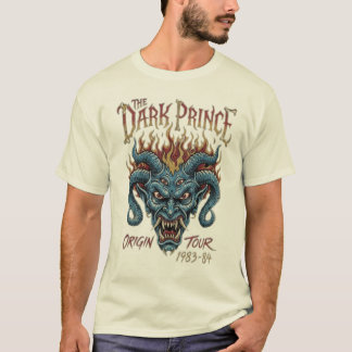 Camiseta O Príncipe das Trevas: Tour de Rock Vintage dos An