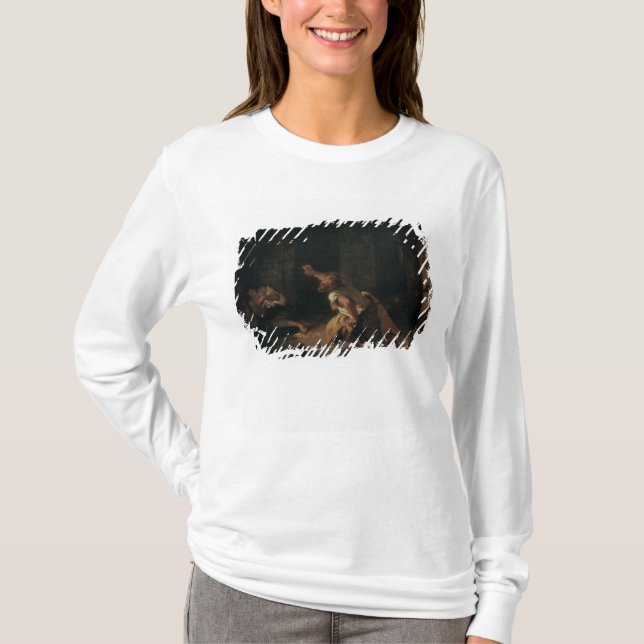 Camiseta O prisioneiro de Chillon, 1834 (Frente)