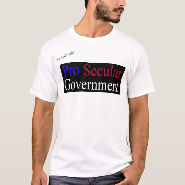 Camiseta O pro governo temporal (Frente)