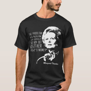 Camiseta O problema com socialismo