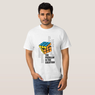 Camiseta O problema é a solução