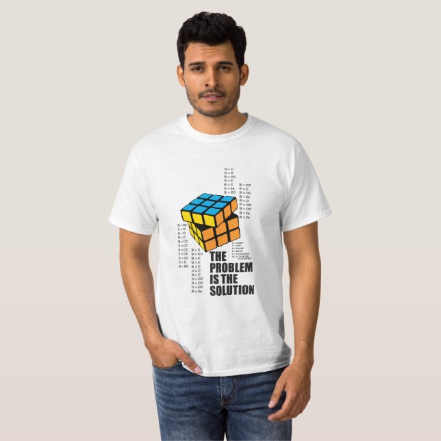 Camiseta O problema é a solução (Frente Completa)