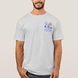 Camiseta O procrastinante como um profissional (azul)