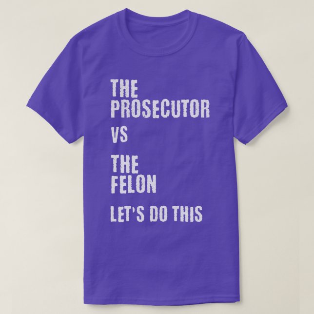 Camiseta O Procurador vs O Felon (Frente do Design)