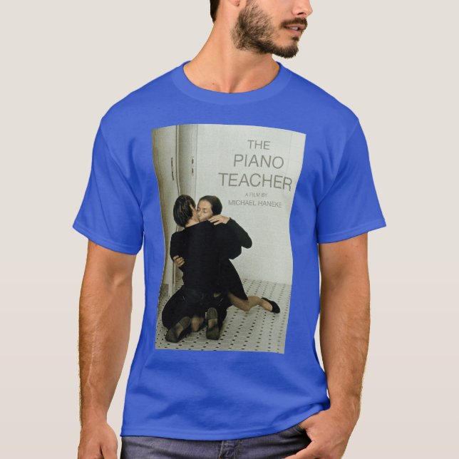 Camiseta O professor de piano retrô (Frente)