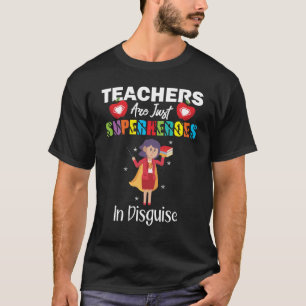 Camiseta O professor é apenas super-herói no disfarce