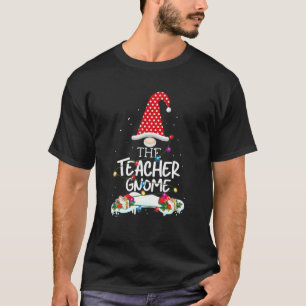 Camiseta O Professor Gnomo Família Natal Correspondendo Pjs