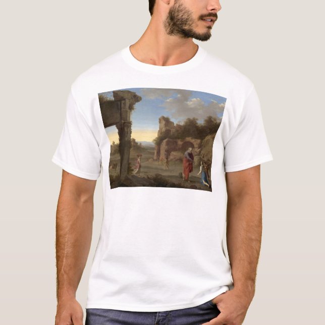 Camiseta O Profeta Elijah e a Viúva de Zarephath (Frente)
