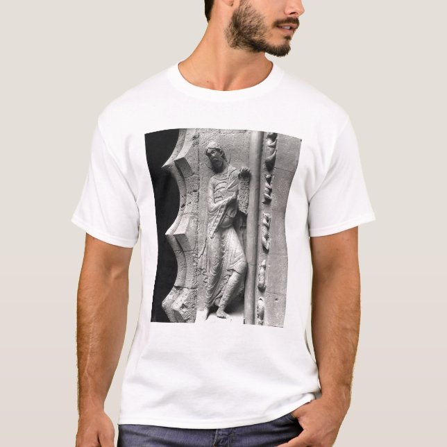 Camiseta O profeta Isaiah que unrolling um phylactery (Frente)