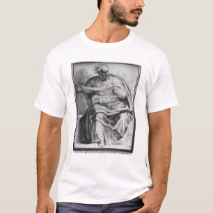 Camiseta O profeta Joel, após Michangelo Buonarroti
