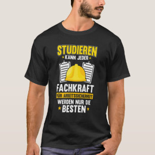 Camiseta O profissional de segurança no trabalho passa a se
