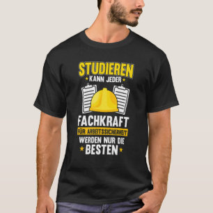 Camiseta O profissional de segurança no trabalho passa a se
