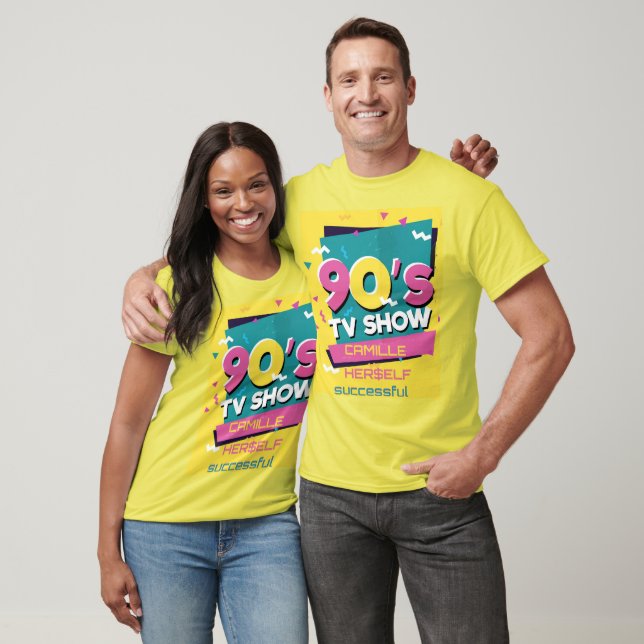 CAMISETA O PROGRAMA DE TV 90 CAMILLE HER$ELF FOI BEM-SUCEDI (Unissex)