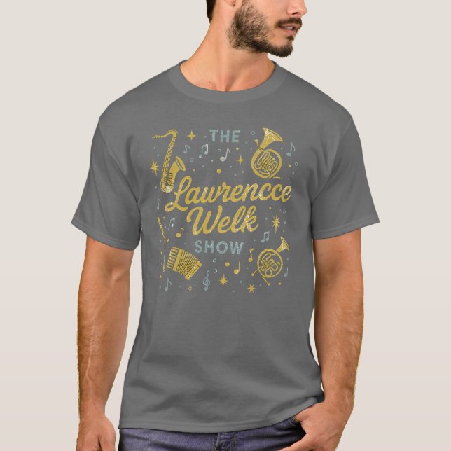 Camiseta O programa Lawrence Welk (Frente)