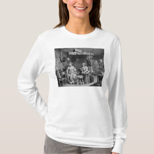 Camiseta O progresso de uma prostituta