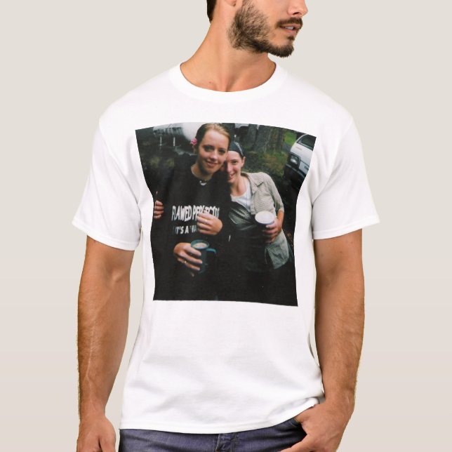 Camiseta O projeto traz para trás (Frente)