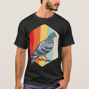 Camiseta O Proprietário da Pomba Retrô Dão Presente De A