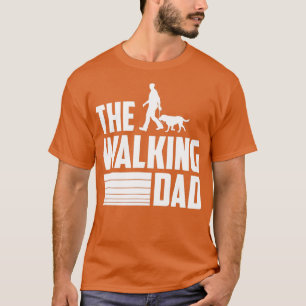 Camiseta O Proprietário do Cachorro Pai Andando 1