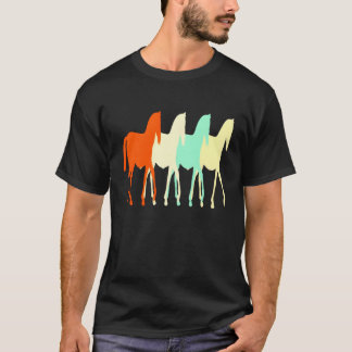 Camiseta O Proprietário do Cavalo Justo de Cavalo Retro tem