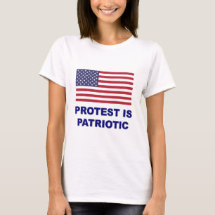 Camiseta O protesto é Patriótico