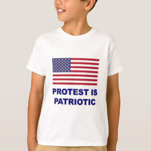 Camiseta O protesto é Patriótico