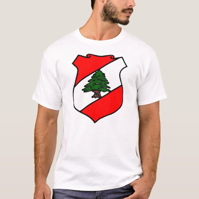 Camiseta O protetor de Líbano (Frente)