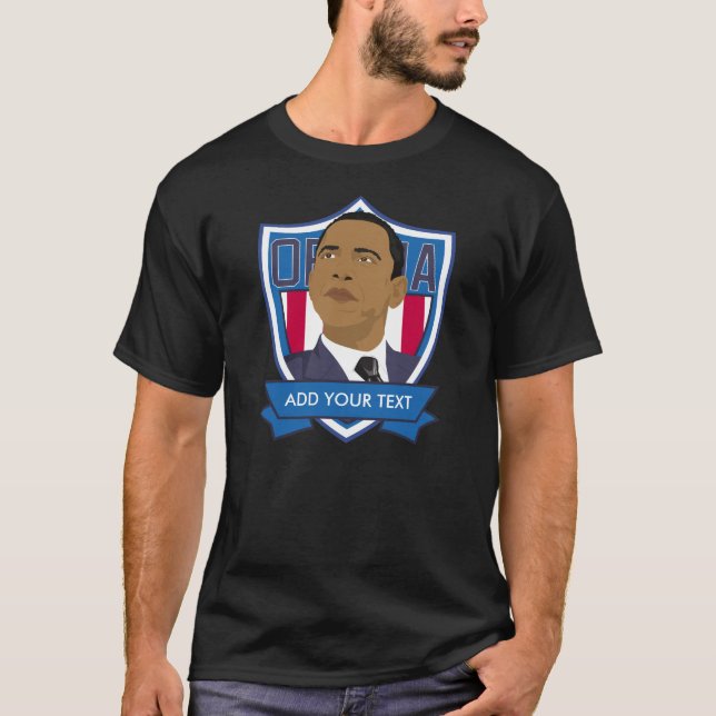 Camiseta O protetor de Obama personaliza (Frente)