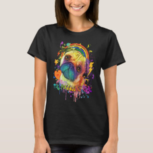Camiseta O Puggle É Real Humor Pug Bulldog Holandês Cão Raç