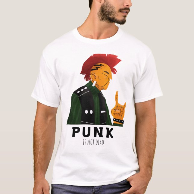 Camiseta O Punk não é Morto (Frente)