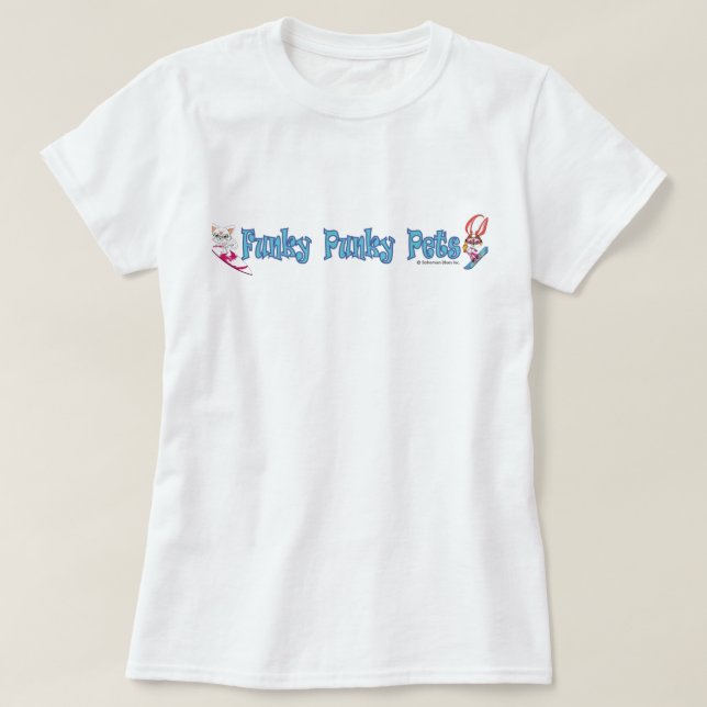 Camiseta O Punky Funky Pets t-shirt (Frente do Design)