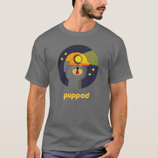 Camiseta O PupPod Iluminação Apenas Alcançar Crachá