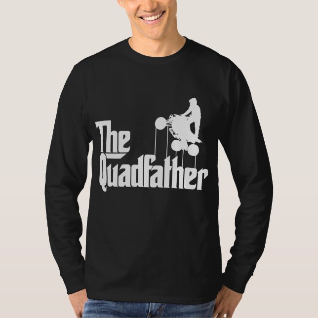 Camiseta O Quaddad ATV Quatro Rodas Quad Bike Gift (Frente)