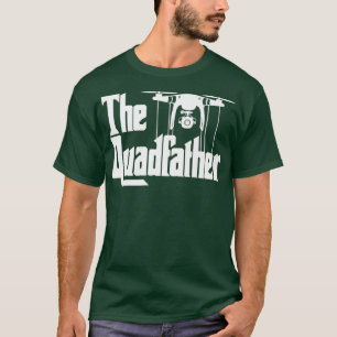 Camiseta O Quaddad tem graça de Drone Padre Drone voando