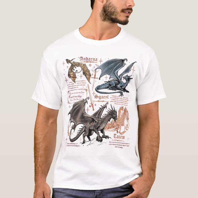 Camiseta O Quarto Cavaleiro de Dragão  (Frente)