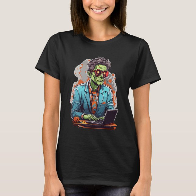 Camiseta O quarto do Zombie | Halloween (Frente)
