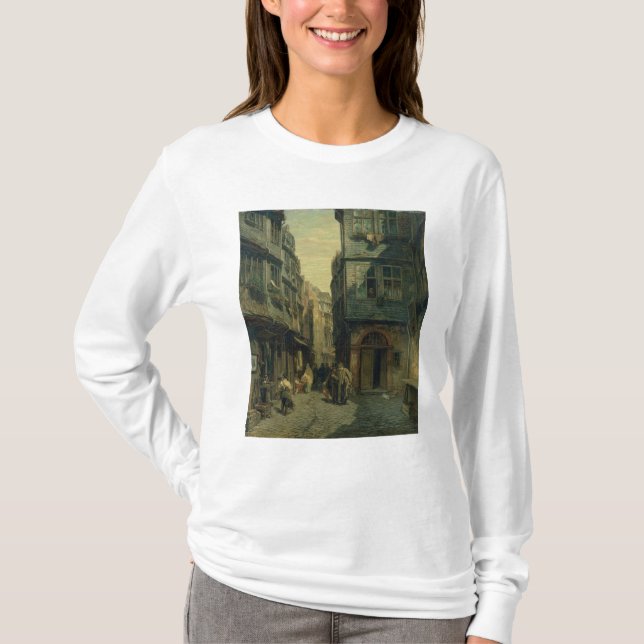 Camiseta O quarto judaico em Francoforte, 1883 (Frente)
