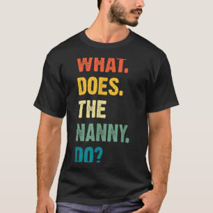 Camiseta O Que A Babá Faz Black Uni Adulto