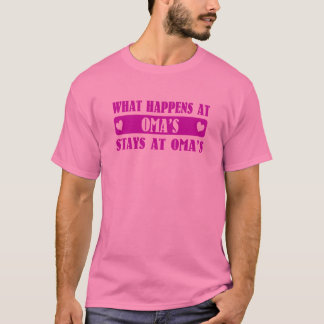 Camiseta O que acontece em Oma
